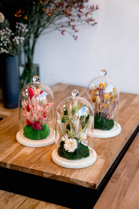 [Atelier cloches de fleurs séchées]